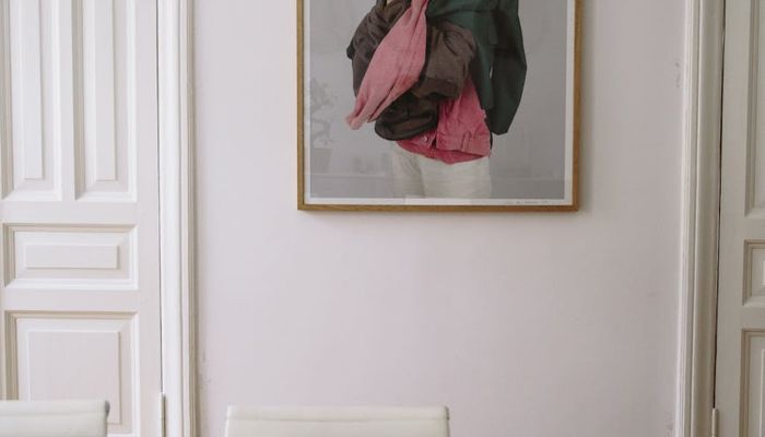 Elegant business conference room interior with modern furnishings